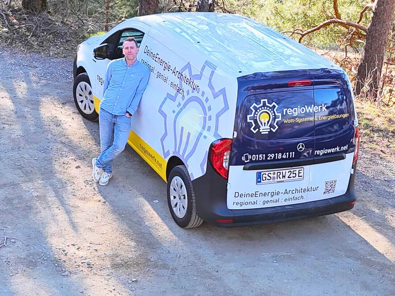 Marco Schmidt regiowerk mit Firmenauto